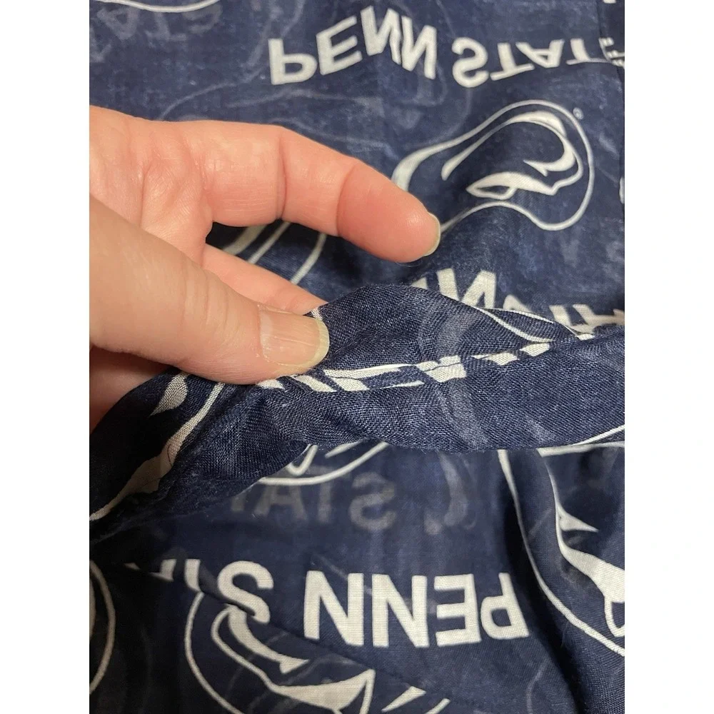 Penn State Nittany Lions Logo Sheer Infinity‎ Scarf NCAA Blue White